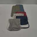 Hakochia Burp Cloths for Baby Boy & Girl Organic Cotton Large Unisex Burp Clothes Extra Absorbent Soft Neutral Burping Rags Spit Up Cloth Sets for Newborns 8 Pack (D)