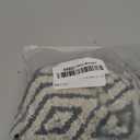 Jonhier Black White Boho Lumbar Throw Pillow Cover, Neutral Textured Geometric Rhombic Pattern Pillowcase, Farmhouse Accent Decorative Sham for Sofa Couch Bedroom Living Room, 12 x 20 inches, 1PCS