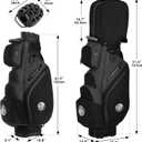 Shopsource 14 Way Golf Cart Bag with Molded Lock Top n Upgrade 900D Oxford