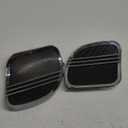 HDBUBALUS Motorbike Tri-Line Speaker Grills Cover Trim Mesh for Harley Road Glide FLTRX 2015 2016 2017 2018,Chrome