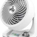 Vornado 133DC Energy Smart Compact Air Circulator with Variable Speed Control, DC Motor, Adjustable Tilt, Quiet Operation for Bedroom, Office, and Home Use, White (Small)