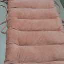 ELFJOY Desk Chair Cushion 100cm Office Chair Cushion Seat Cushion with Back Support Lounger Cushion with Fixing Band (Pink) 10046cm (39x18 Inch (Pack of 1)