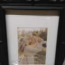 PHAREGE Vintage Picture Frame 8x10 Black, 8 by 10 Ornate Decorative Antique Frame with Mat for 5x7 Photo, Fancy Matted Frame for Desktop or Wall, Horizontal or Vertical