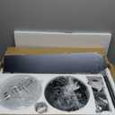 Ceiling Fans with Lights and Remote, 52 inch Modern Ceiling Fan with Light, Reversible, 3CCT, Dimmable, Noiseless Black Ceiling Fan for Living Room & Bedroom (52)