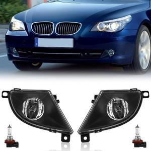 Fog Lights for 2008-2010 BMW E60 E61 Fog Lamps Compatible with 525i 528i 528xi 530i 535i 535xi 550i 5 Series 1 Pair