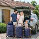 KUNEL Luggage Sets 5 Piece Suitcases with Wheels,ABS Hard Case Suitcases with Spinner Wheels, TSA Lock, Durable Travel Luggage