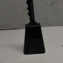 Steel Cow Bell with Handle Cowbells,Cheering Bell and Loud Noise Makers Hand Bells for Sporting Events,Football Games,School Bell,Farm Hand Chimes Percussion Musical Instruments(10 inch Black)