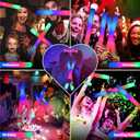 wellent 68 PCS LED Foam Glow Sticks Bulk, Glow in the Dark Party Supplies with 3 Modes Colorful Flashing, Neon Party Favors for Birthday, Wedding, Carnival, Concert, Halloween Glow Sticks