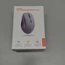 Lenovo WL310 Bluetooth Silent Mouse, Ergonomic, Adjustable DPI, Silent Clicks, Bluetooth 5.0, Portable for Windows, Mac, and Chromebook, Grey