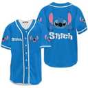 fat mummy Cute Alien Baseball Jersey, Movie Character Jersey Button Down Shirt, Gifts for Movie Lover Blue M