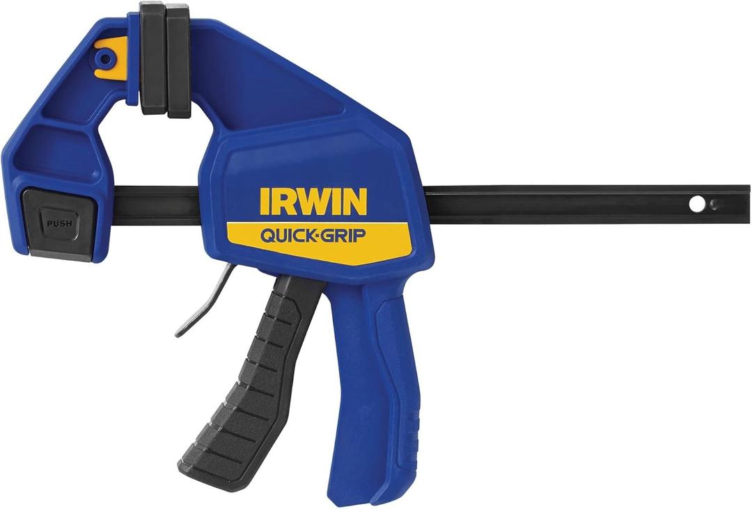 IRWIN QUICK-GRIP Bar Clamp, One-Handed, Medium-Duty, 6-Inch (1964717), Blue