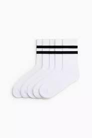 Haloumoning Boys Striped Crew Socks 6 Pairs Kids Cushioned Uniform Casual Athletic Soft Cotton Socks small
