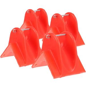 TEHAUX Climbing Rope Protector Sleeve 4-Pack Lightweight Rope Edge Covers for Outdoor Climbing Gear Safety and Wear Protection Easy Installation