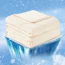 Cozy Bliss Cooling Comforter King Size, Cooling Blankets for Hot Sleepers and Night Sweats, Yellow Summer Comforter for King Size Bed, Breathable Soft Lightweight Silk Smooth (King(104"*90"))