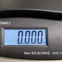 Amazon Basics Digital Postal Scale, AC Adapter, 65 lb Capacity, 0.1 oz Readability, Black