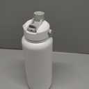 POWCAN 40 oz Insulated Water Bottle with 2-in-1 Straw and Spout Lid, Keep Cold 24H, Leak-Proof, BPA-Free, Double Wall Stainless Steel Water Bottle for Sports, Gym, Travel, and School (Polar)