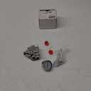 Fuel Pressure Regulator Carburetor Parts with Fuel gauge Pressure Regulator 12-804 1-4 PSI 3/8in NPT (Silver)