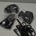 JULMELON 24 Pieces Plastic Inflatable Stakes Set, Include Tent Stakes, Tethers Ropes and Hooks Heavy Duty Yard Ground Lawn Stakes for Halloween Christmas Holiday Outdoor Decorations