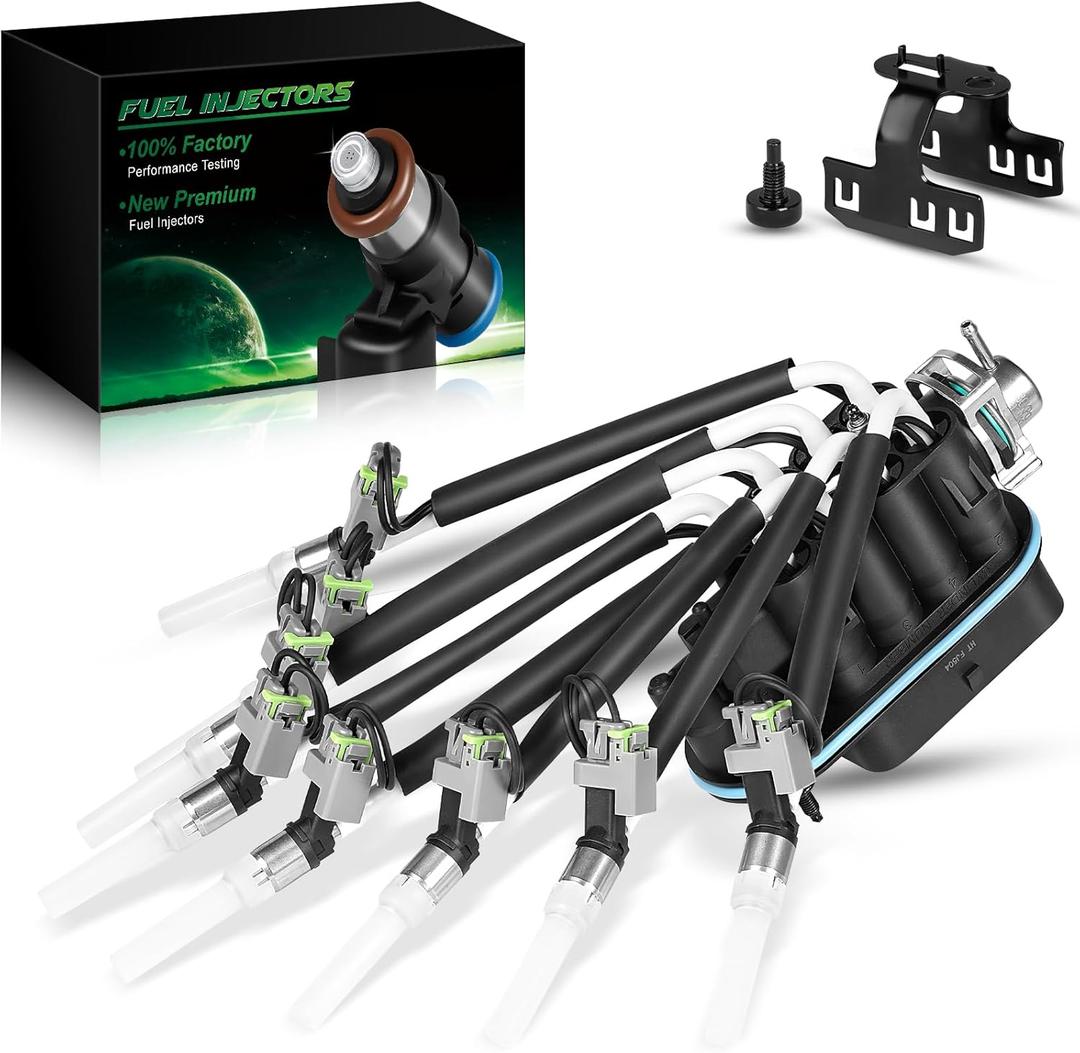 FJ504 5.7L 5.0L Spider Fuel Injector for:-Chevy for:-GMC C1500 C2500 Express 1500/2500 K1500 k2500 Savana1500/2500 Tahoe P30 Yukon for:-Cadillac Escalade 1996-2002 OE# 89060440 (1 Pack)