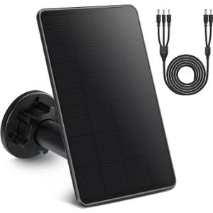 Trail Camera Solar Panel 12V/6V, Built-in 6000mAh Battery IP66 Waterproof, 3W Solar Panel for Cellular Trail Cameras X, X Pro, Pro 3.0, X Gen 2.0 3.0, XB, SK and LM2, Link-Micro-LTE,Flex Series
