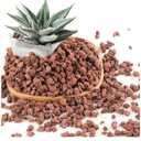 2.4LB Red Lava Rocks for Plants, Volcanic Rock Horticultural Lava Rock Soil for Landscaping Plants Drainage, Small Lava Rock Gravel for Succulents, Bonsai, Vase Fillers, Terrarium Plants, Top Dressing