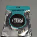 EMK Dual 90 Angle MIDI Cable 2-Pack, 3.5mm TRS to 5-Pin DIN, Right-Angle Connectors for Synth/Keyboard/Controller (4ft/1.2m)