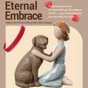 Memorial Gifts for Your Loved Pets,Sympathy Gifts for Companionship,Dog Memorial Gift for Loss of Dogs,Sculpted Hand-Painted Figures for Dog Lovers