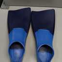 Sporti Adult-Kids Long Swim Fins, Floating Fin for Swimming & Snorkeling, Swim Flippers for Training - NavyBlue - M 7-8 / W 8-9