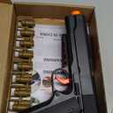 Soft Bullet Foam Shell ejecting Blasters Pellet Ball Pistol Realistic Dart Hand Gun Cool Stuff That Look Real Model Coolest for Age Year Old Boy Toy Teen Teenager teenag Gift Idea (Black one)