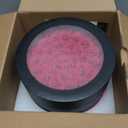 50 Petite Preserved Roses, Designer Round Box, Real Forever Roses Last 1+ Year, Premium Gift for Women, Wife, Girlfriend, Mothers Day, Birthday, Anniversary, Valentines Day (Hot Pink)