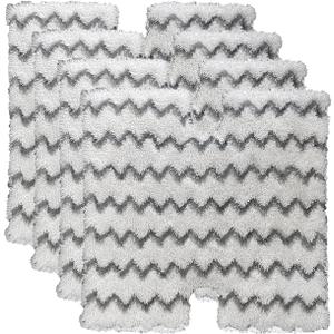 4 Pack Steam Mop Pads for Shark Lift-Away Pro Genius S3973, S3973D, S3973WM, S5002Q, S5003A, S5003D, S5004, S6001W, S6002, S6002C, S6003D, S6003W Touch-Free Dirt Grip Washable Replacement Mop Pads