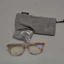 Madison Avenue Vintage TR90 Progressive Multifocus Blue Light Blocking Reading Glasses for Women, Square Anti Glare/Eyestrain Computer Readers 2.0