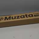 Muzata Black Corner Cable Railing Post 42 Inch 42"x2"x2" T-drilled One-Post Corner Solution Surface Mount Stainless Steel Cable Railing System Kit Indoor Outdoor with Paper User Guide PS02 B34L