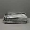 RUGGED RHINO 8 Pack Heavy Duty Extra Large Moving Bags, Durable Bag with Strong Handles and Zipper, Moving Boxes Alternative for College Packing, Holiday Dcor, Space Saving Storage with Label, Clear (Translucent)