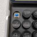 Mechanical Switch Calculator,Handheld for Daily and Basic Office,10 Digit Large LCD Display (Black)