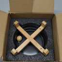 Petygooing Black Raised/Elevated 15Slanted Ceramic Dog Bowl for Small Breeds,Tilted Anti Slip Pet Feeding Bowl,Food Water Dish with Stand for Cats and Small Dogs Puppy 13.5 OZ (5.1In /1.7 Cups)