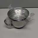 Hapivida Bacon Grease Container with Strainer, 35oz/1L Stainless Steel Oil Separator Saver with Fine Mesh Strainer Oil Filter Pot with Lid Fat Storage