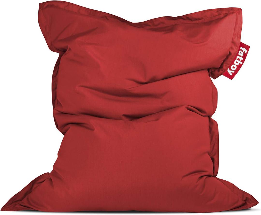 Fatboy Original Slim Outdoor Bean Bag Lounge Chair,Red