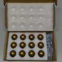 Set of 12 - Antique Brass Victorian Scrollwork Cabinet Knobs - Timeless Hardware - Vintage Charm for Kitchen Handles, Pulls, and Drawer Accents, 1 Inch Diameter