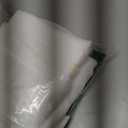 AmazerBath White Shower Curtain Plastic 72x72 Inches, Thick PEVA Shower Curtain Waterproof, Heavy Duty Shower Curtains for Bathroom with 3 Big Clear Weighted Stones and 12 Rustproof Grommets