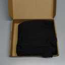 Wokceer 6FT Wedding Arch Cover Spandex Fitted Wedding Arch Stand Covers Round Top Chiara Arch Backdrop Cover for Birthday Party Ceremony Banquet Decoration Black