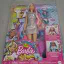 Barbie Fantasy Hair Doll & Accessories, Long Colorful Blonde Hair with Mermaid & Unicorn-Inspired Clothes, Blonde
