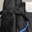 Everlasting Comfort Airplane Foot Hammock - Memory Foam Foot Rest for Plane Travel - Portable Foot Rest for Air Travel, Desk & Car - Airplane Essentials Foot Hammock for Plane Travel, Black Travel