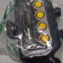 Melnor 65184AMZ Bluetooth Water Timer with 4-Zone Control, 12 Programmable Start Times, Watering Delay, Manual Mode, Weather-Resistant, 2 Piece Quick Connect Bundle, Black, Yellow