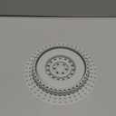 Shower Drain Hair Catcher, Bathtub Drain Cover Hair Trap Strainer Upgraded Protector with Silicone & Stainless Metal Designed for Pop-Up and Regular, Effective Without Slowing Drainage (Gray)