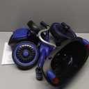 XJD Toddler Tricycle, Foldable Toddler Bike with Pedals, Tricycle for 2-5 Year Olds, Adjustable Comfortable Seat, Christmas Birthday Gifts for 1-5 Years Old Boys and Girls (Blue)