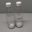 sodastream White 1L Slim Carbonating Bottles Twin Pack, Pack of 2