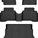 Binmotor-Floor Mats & Cargo Liner for Hyundai Elantra Hybrid 2026 2025 2024 2023 2022 2021, All Weather Car Floor Mat for Hyundai Elantra Hybrid Accessories Cargo Trunk Mats