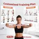 Resistance Bands with HandlesFigure 8 Exercise Bands for Women&Men,15LB25LB,35LB Silicone Pull Rope for Working Out,Arm,Yoga Gym Fitness,Shoulder Training Elastic Rope