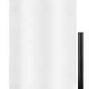 Paper Towel Holder Countertop, Standing Paper Roll Holder with Anti Slip Weighted Base, Stainless Steel Freestanding Paper Towel Holder for Kitchen, Black
